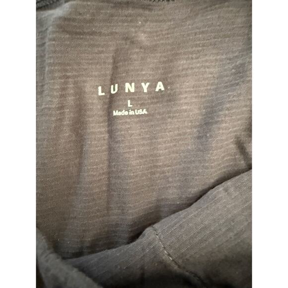 Lunya Pants Womens Large Gray Wide Leg Lounge Sleepwear Made USA NEW - Picture 5 of 9